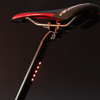 Image of LightSkin seat post with LED rear light Φ30.8mm - black