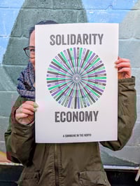 Image 1 of 'Solidarity Economy' Risograph Print (A3 only)