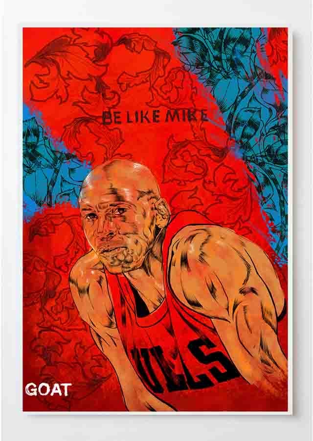 Be Like Mike ( Michael Jordan Poster )
