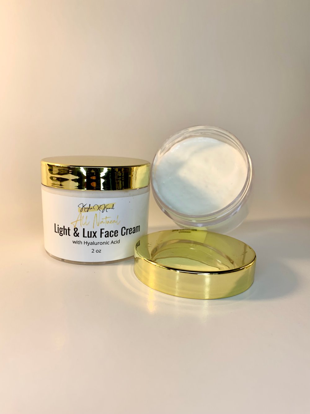 Image of Light & Lux Face Cream with Hyaluronic Acid