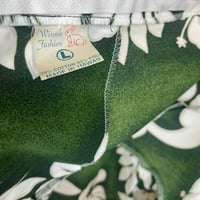 Image 4 of Vintage 1970s Winne Fashion Hawaiian Maxi Dress with Ruffle Hem- Made in Hawaii- L