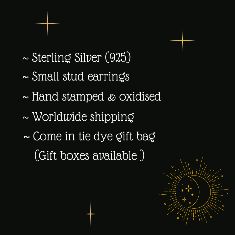 Handmade Sterling Silver Bunny Rabbit Stud Earrings