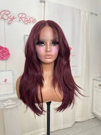 Image 6 of Cherry curtain bangs luxury (ready to ship) 