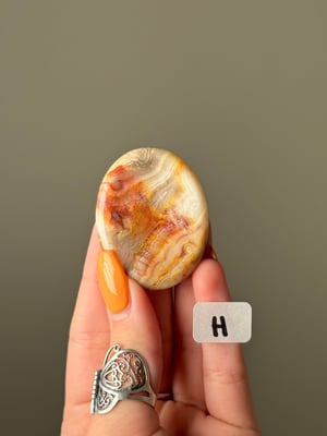 CRAZY LACE AGATE WORRY STONES