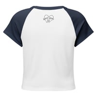 Image 14 of Women’s micro rib raglan baby zebra 