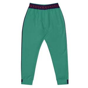 TALIONIS STRIPE TEAL GREEN JOGGERS 