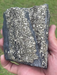 Image 6 of Shungite Specimen With Cubic Pyrite #606