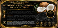 Image 2 of "MOTHER EARTH" DETOXIFYING ACTIVATED CHARCOAL FACIAL CLAY MASK