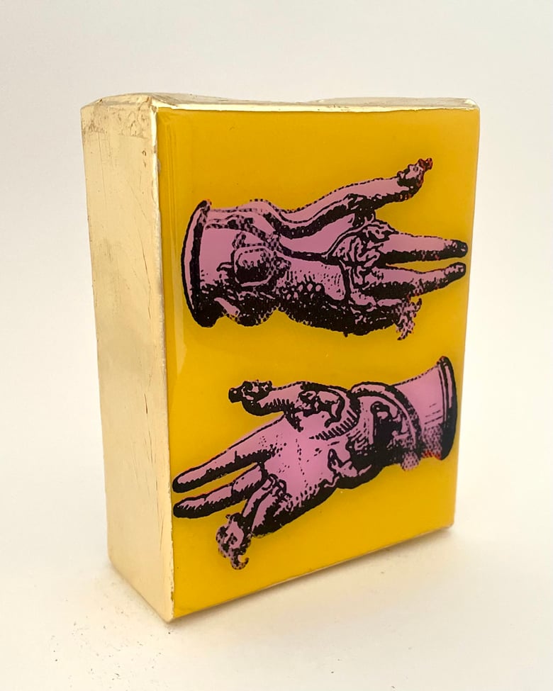 Image of Votive Hands Yellow 