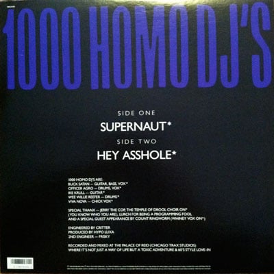 1000 HOMO DJs-Supernaut 12" Single/Original- STILL SEALED