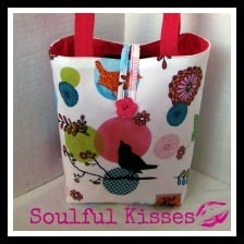 Image of Michael Millers Flights of Fancy - Kiss Tote Handbag