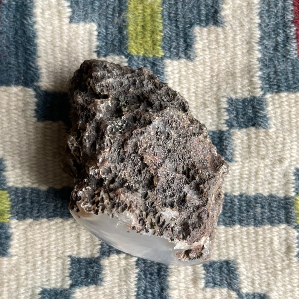 Gray/Blue Banded Montana Agate Nodule