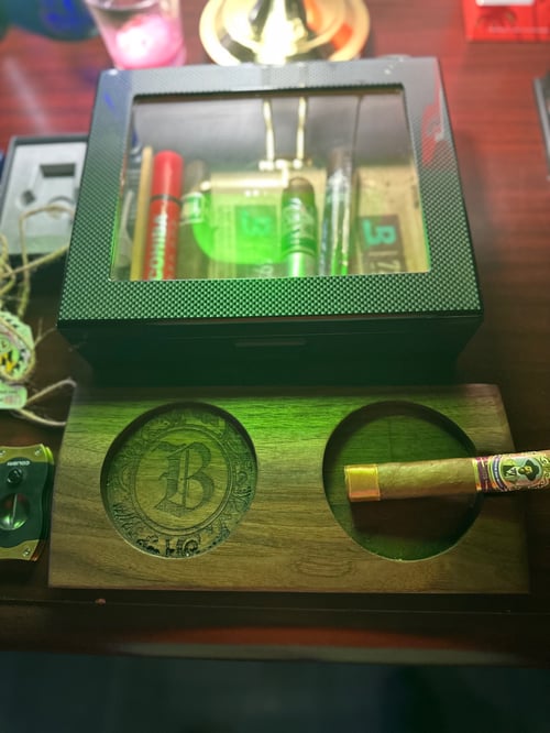 Image of Walnut cigar coaster 