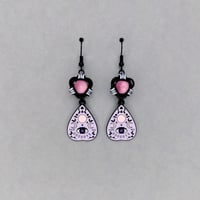 Capture Crystal + Pastel Planchette Earrings