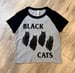 Image of Black Cats Cropped Raglan Women’s Tee