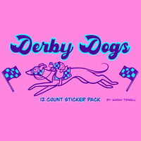 Image 1 of Derby Dogs Sticker Pack