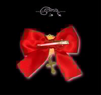 Image 2 of St Therese of Lisieux Bow Clip - Gold