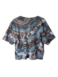 Image 3 of L Crop Tee in Ember Ice Dye