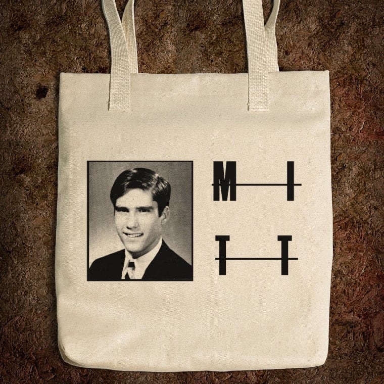 Image of ETHICALLY SOURCED HOTT MITTENS ROMNEY MORMON TOTE TOTALLY SEXY