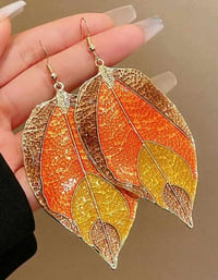 Fall Leaf Ear rings 