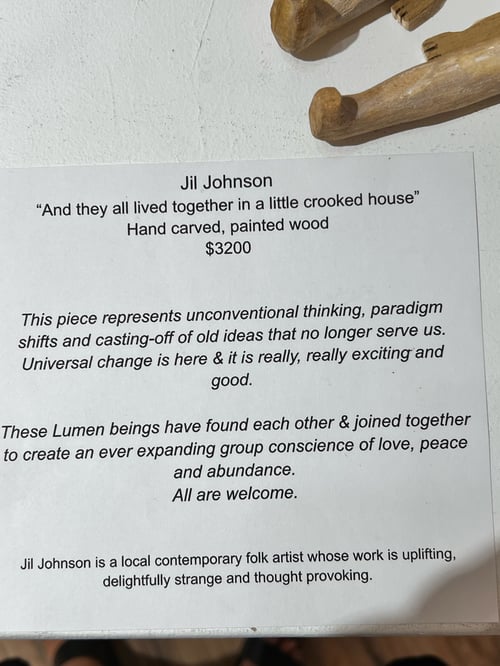 Image of And they all lived together in a crooked little house- Jil Johnson