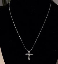 Image 1 of “ But God “ Cross Necklace 