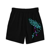Image 2 of serving souls daily All-Over Print Recycled Swim Trunks