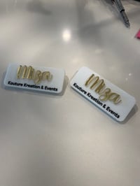 Image 4 of Name Badge with Magnet