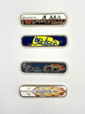 Image of Banner Enamel Pins