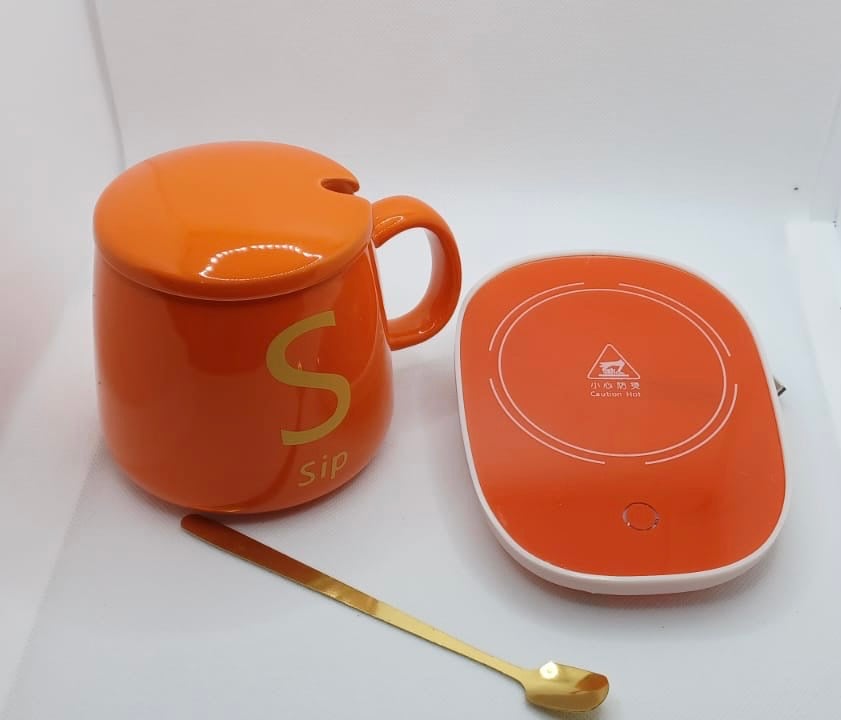 Ceramic Tea/Coffee cup with hot plate