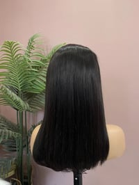 Image 5 of 13x4 HD lace bob wig| Indian hair|straight hair  |180%density| 18”