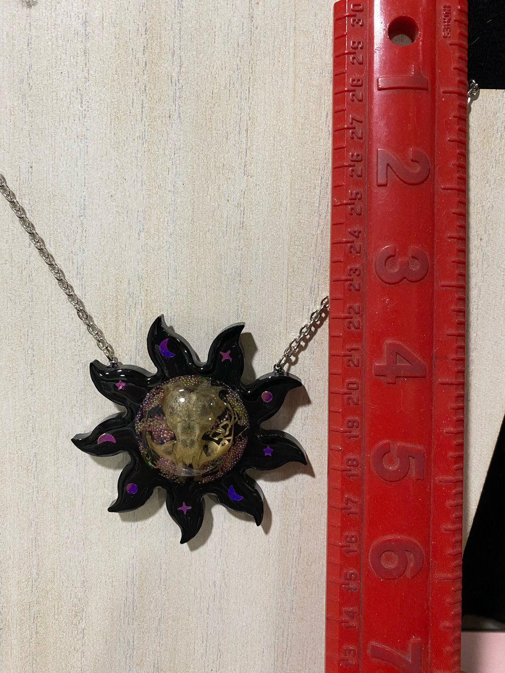 Skull Sun pendant 