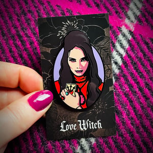 Image of VALLOWEEN LOVE WITCH Enamel Pin