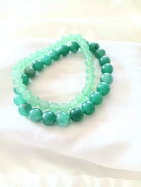 Image 1 of Green bracelet stack 