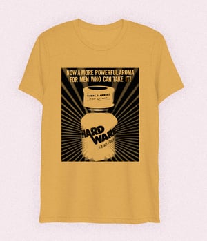 Powerful Aroma Room Odorizer T-shirt (Black on White or Yellow)