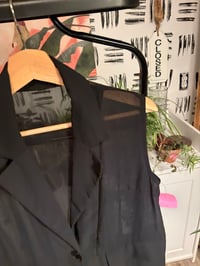 Image 2 of Black sheer top