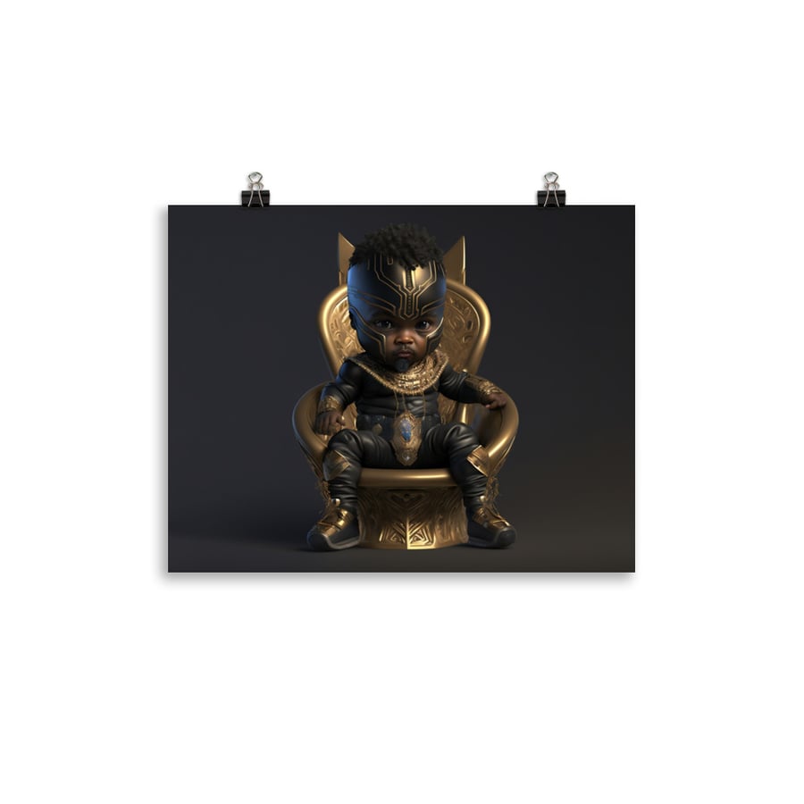 Image of Marvel Babies - Killmonger | Photo paper poster