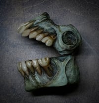 Image 9 of Old Bone Dental Ring Box- ring storage stash box handmade, one off