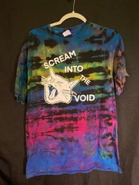 Image 1 of MEDIUM MILF Scream Into The Void REVERSE Tie Dye Shirt