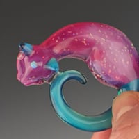 Image 3 of Meta Magenta Opal 3rd Eye Kitty: large