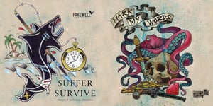 Image of split 7 inch MARK MY WORDS / SUFFER SURVIVE