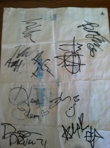 Image of Autographed AIDEN Concert Ticket!