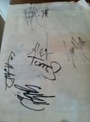 Image of Autographed ALESANA Concert Ticket!