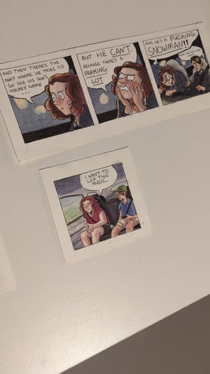 Image of Athena Naylor - Original Comic Art strips