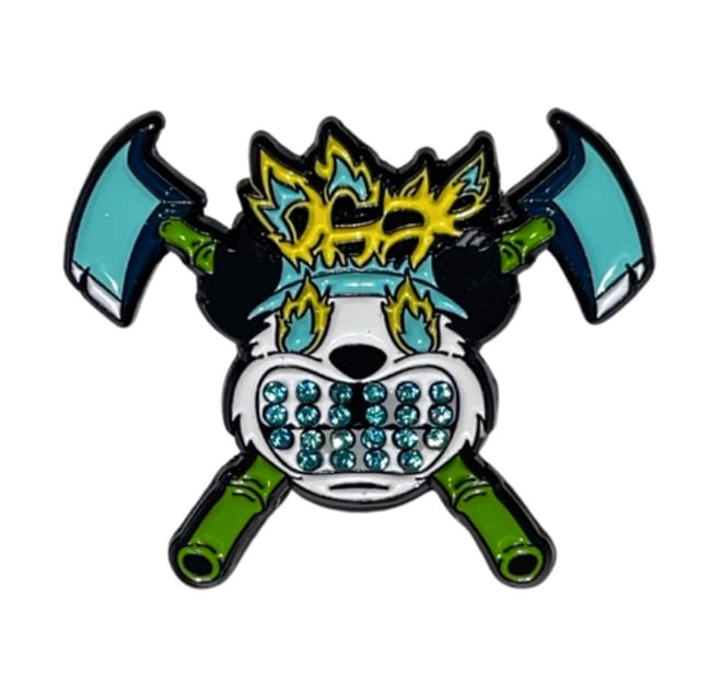 ‘Panda Got Fire’ Pin - Minty Fresh
