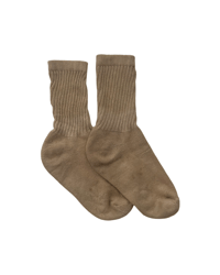 Organic Cotton Socks - Naturally Dyed Coffee