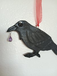 Image 3 of Crow with Purple Jewel