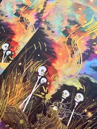 Image 3 of forest witch foil print 