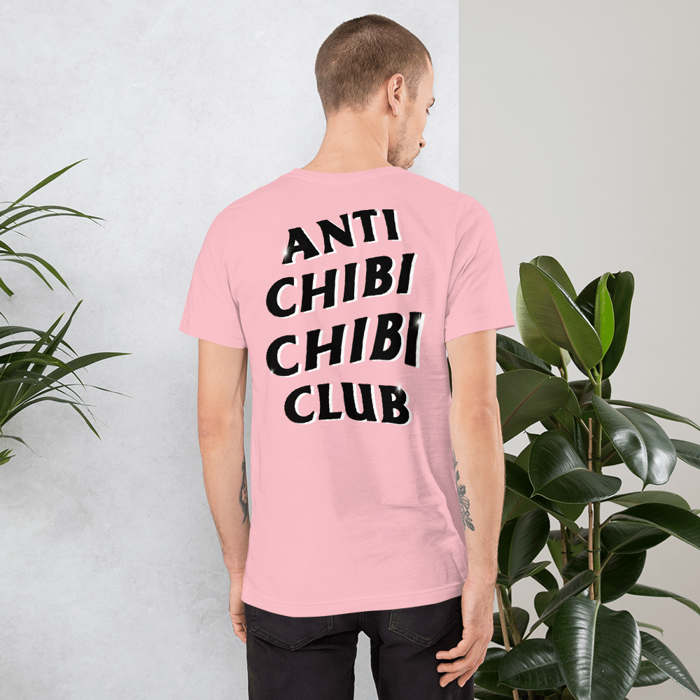 Image of anti chibi chibi club • pink tee