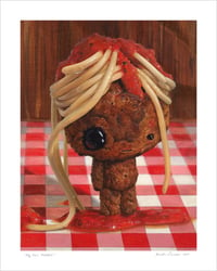 Image 1 of "My Poor Meatball" giclee print